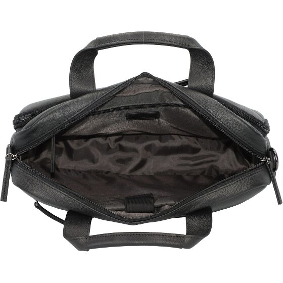 d&n Business Line Briefcase leather 38 cm laptop compartment