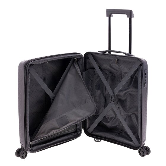 Gladiator 1700 4 wheels Cabin trolley 55 cm with expansion pleat