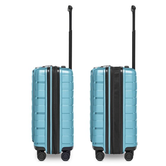 Bergpfeil Travel 4 wheels Cabin suitcase 55 cm Laptop compartment Expandable