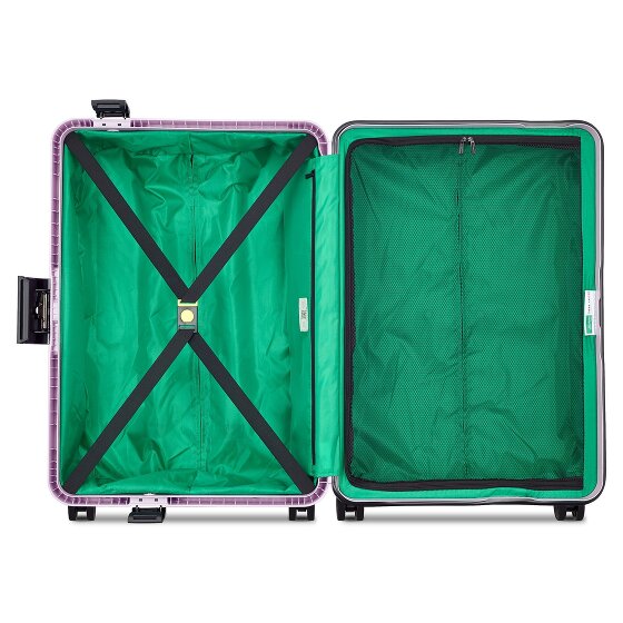 Delsey Paris x United Colors of Benetton Color Block Hardside 4-wheel trolley 67 cm