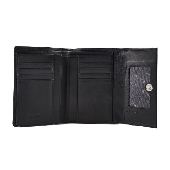 Esquire Silk Wallet RFID protection Genuine Leather 14 cm
