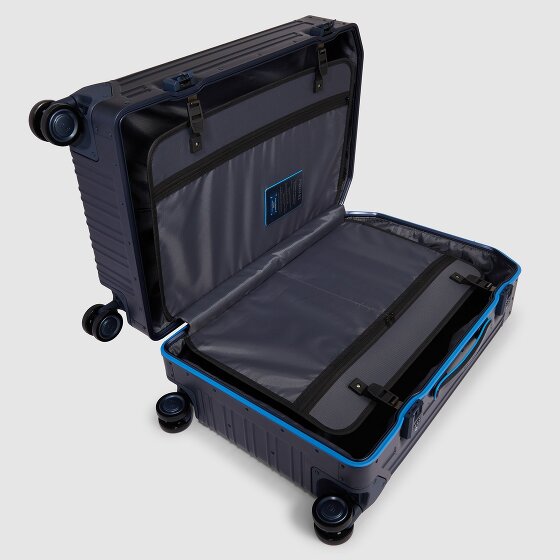 Piquadro PQ-Alub 4-Wheel Aluminum Trolley, 69 cm
