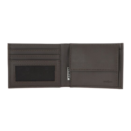 oxmox Leather Wallet RFID protection Genuine Leather 11 cm