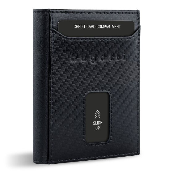 Bugatti Secure Slim Wallet RFID protection Leather 8 cm