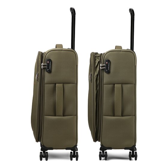 American Tourister Nitestream 4 wheels Suitcase set 3-piece with expansion pleat