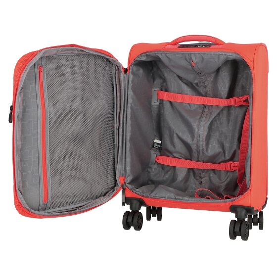 Jump Monthélys 4 wheels Cabin trolley 55 cm with expansion pleat