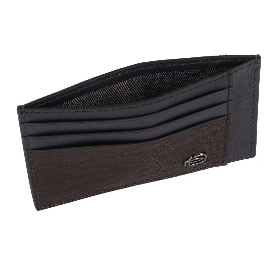 Piquadro Black Square Credit card case Leather 11 cm