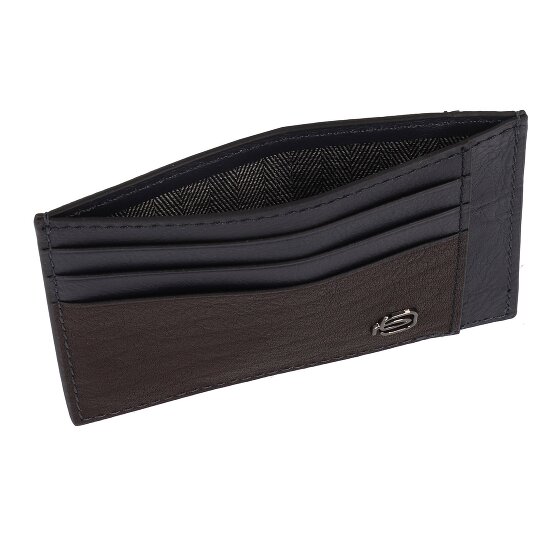 Piquadro Black Square Credit card case Leather 11 cm