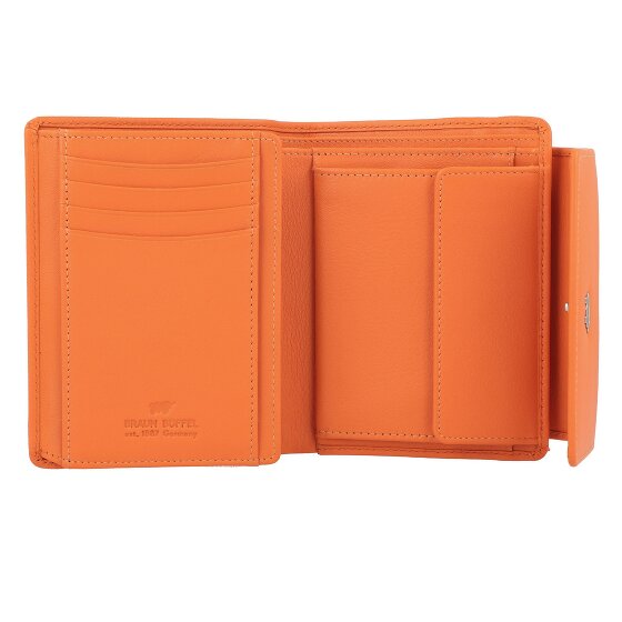 Braun Büffel Joy Wallet RFID protection Leather 12 cm