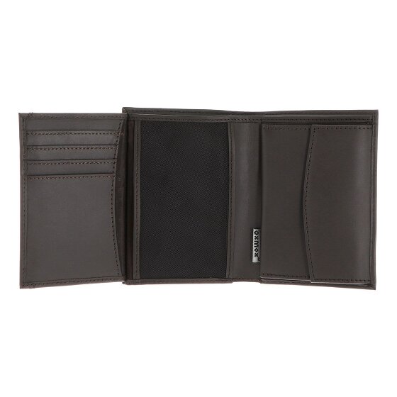 oxmox Leather Wallet RFID protection Genuine Leather 10 cm
