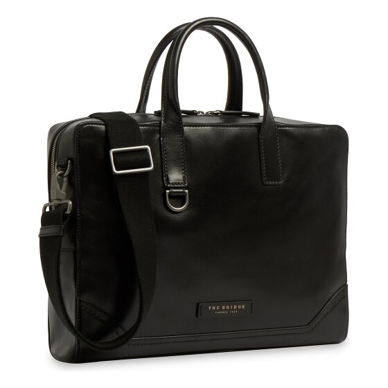 The Bridge Matteo Briefcase Genuine Leather 38 cm Laptop compartment