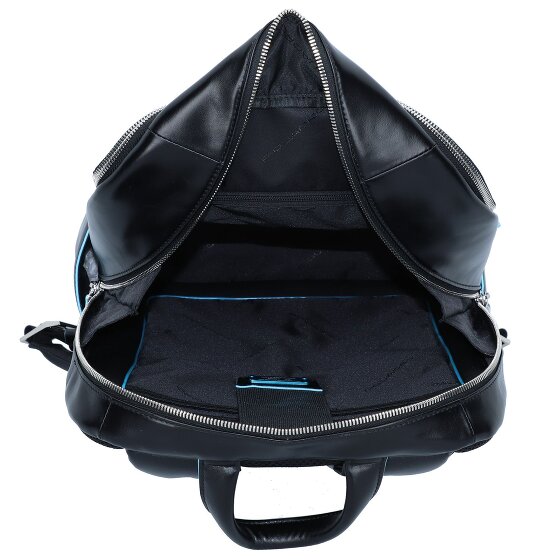 Piquadro Blue Square backpack leather 43 cm laptop compartment