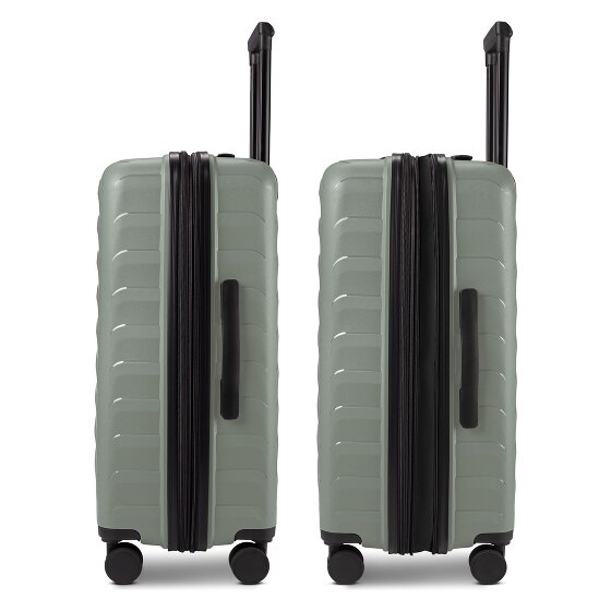 d&n Toronto 4 wheels Trolley M 65 cm with expansion pleat