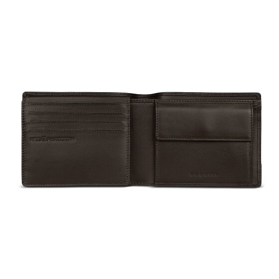 Bugatti Due Wallet RFID protection Leather 11.5 cm