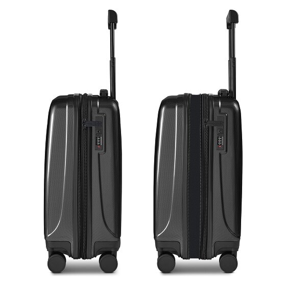 Police New York 4 wheels Cabin suitcase S 54 cm Expandable
