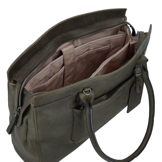 Castelijn & Beerens Carisma shoulder bag RFID leather 38 cm laptop compartment Castelijn & Beerens Carisma shoulder bag RFID leather 38 cm laptop compartment