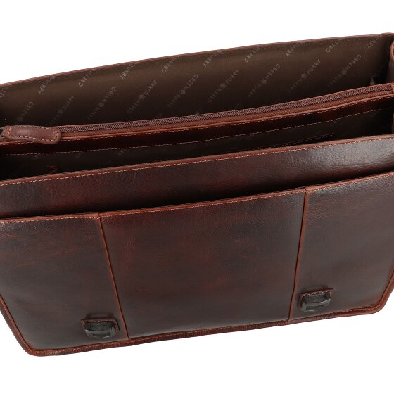 Greenburry Rugged Briefcases Messenger Leather 40.5 cm Laptop compartment
