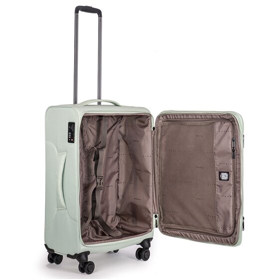 Stratic Stratic Light + 4 wheels Trolley 68 cm with expansion pleat