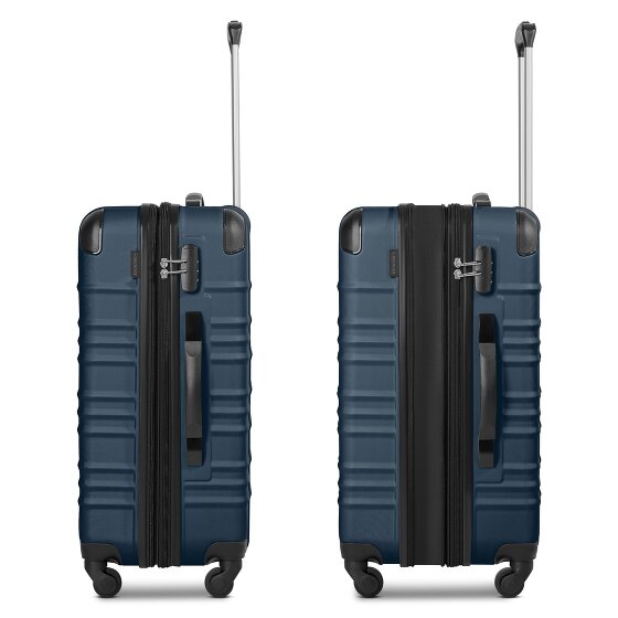 Wenger Amplar Evo 4 wheels Suitcase set 3-piece with expansion pleat