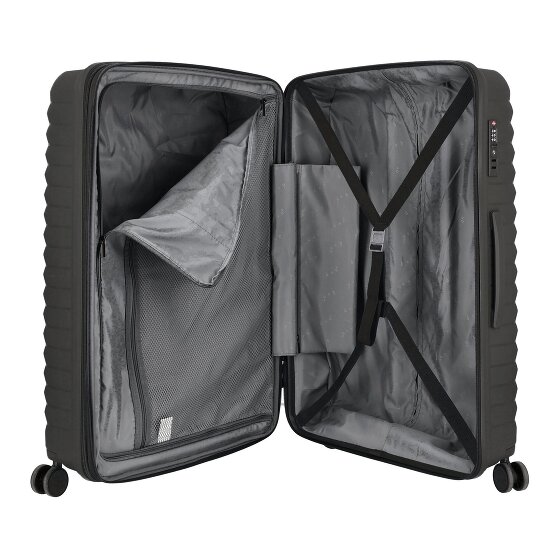 d&n Travel Line 4500 4 wheels Trolley L 75 cm with expansion pleat