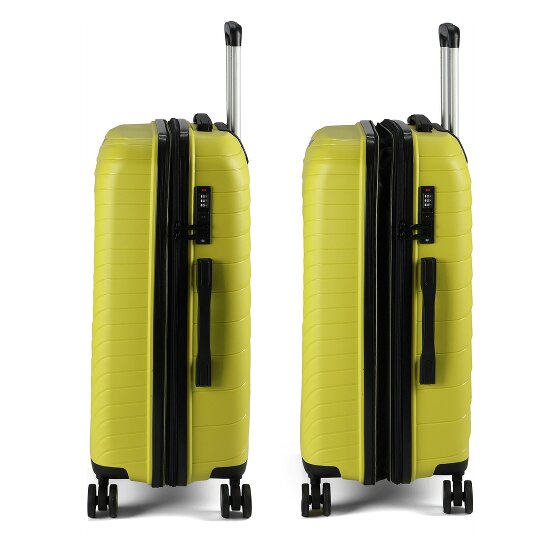 Benzi 5808 4 wheels Suitcase set 3-piece with expansion pleat