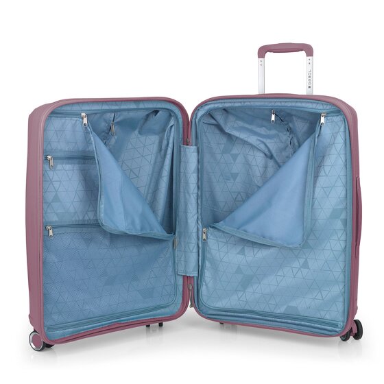 Gabol Queens 4 wheels Suitcase set 3-piece with expansion pleat