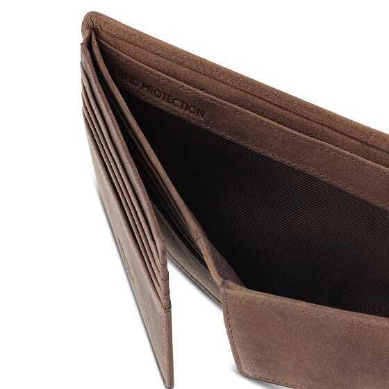 Redolz Leather Essentials QF wallet RFID leather 12 cm