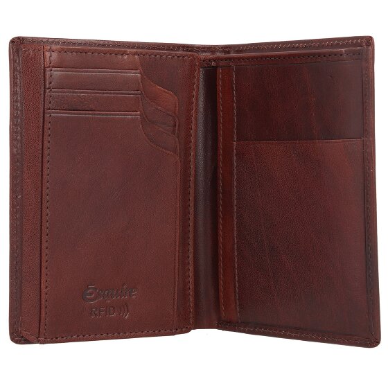 Esquire Toscana passport case wallet RFID leather 10 cm