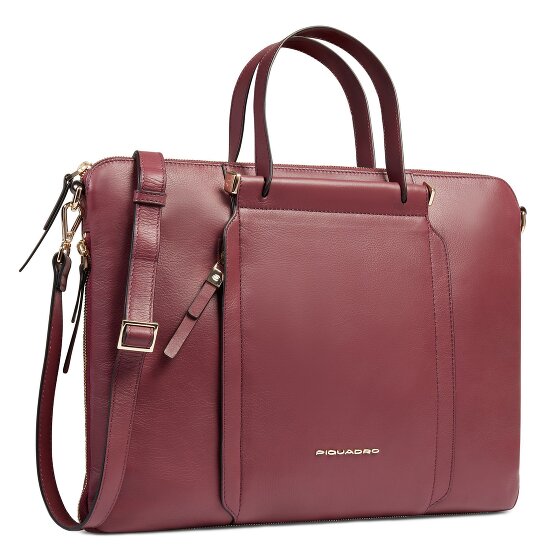 Piquadro Circle briefcase leather 43 cm laptop compartment