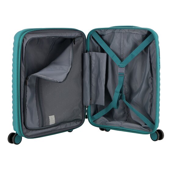 d&n Travel Line 4500 4 wheels Cabin suitcase S 55 cm Expandable