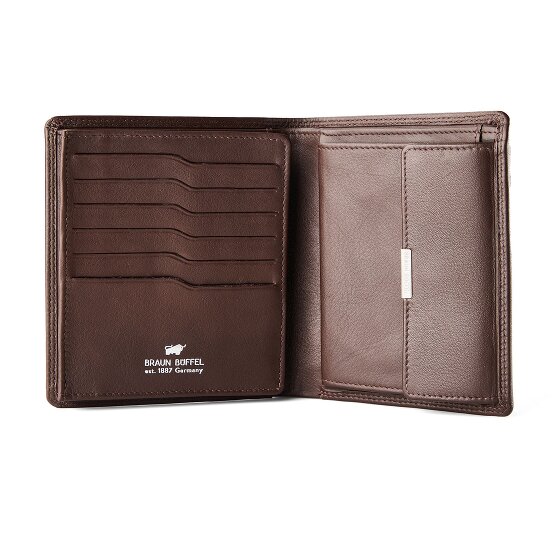 Braun Büffel Golf 3.0 Wallet RFID protection Leather 11 cm