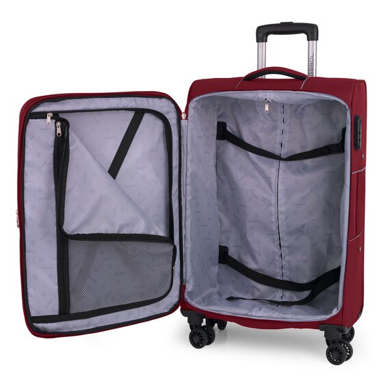 Gabol Juego 3 4 roll suitcase set 3pcs. Gabol Juego 3 4 roll suitcase set 3pcs.