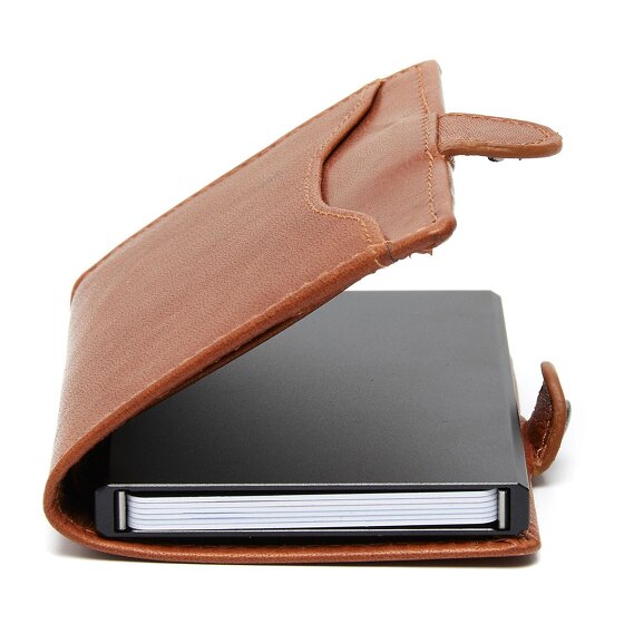 The Chesterfield Brand Albury Credit card case RFID protection Genuine Leather 7 cm