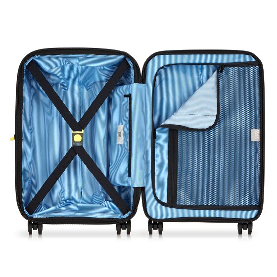 Delsey Paris Lutece Se 4 wheels Cabin trolley 55 cm with expansion pleat