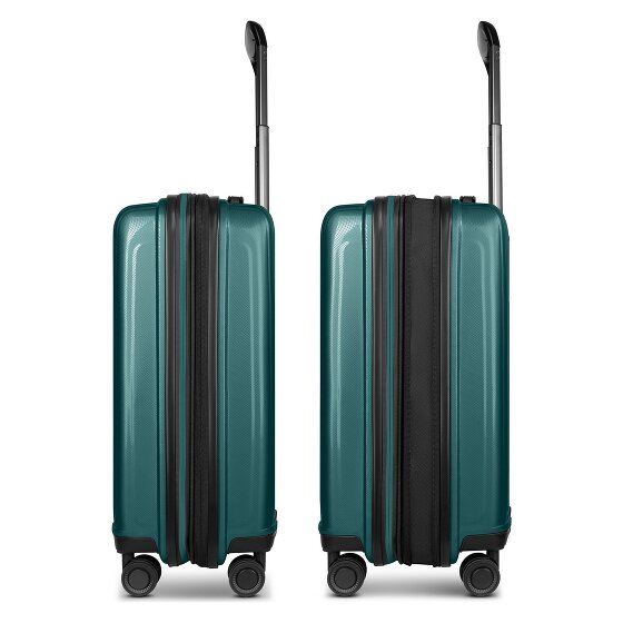Redolz Essentials 14 4-wheel suitcase set + beauty case 4 pcs. with stretch fold