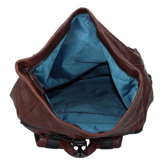 Piquadro Harper backpack leather 48 cm laptop compartment