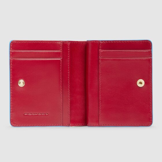 Piquadro Blue Square Wallet RFID protection Leather 11 cm