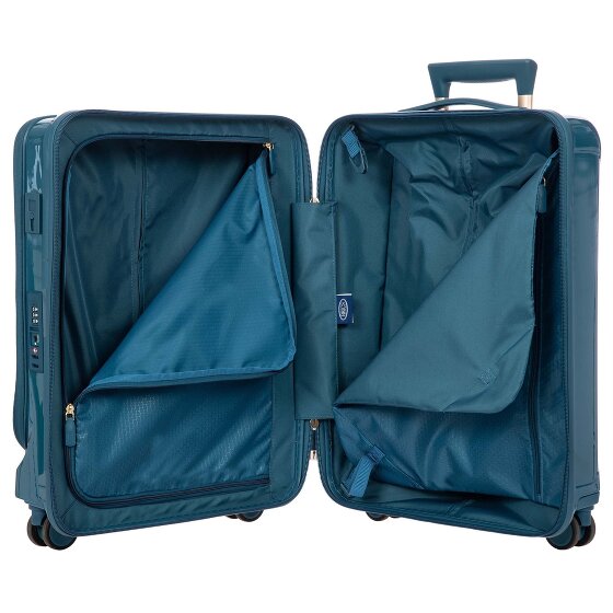 Bric's Positano 4 wheels Cabin trolley 55 cm with expansion pleat