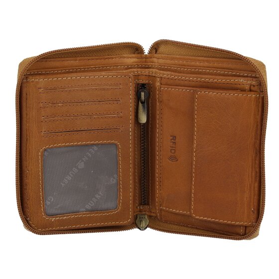Greenburry Tornado Wallet RFID protection Leather 10 cm