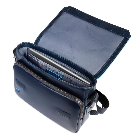 Piquadro Blue Square Messenger Leather 23 cm