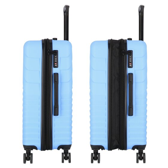Cocoono Larnaka 4 wheels Suitcase set 3-piece with expansion pleat