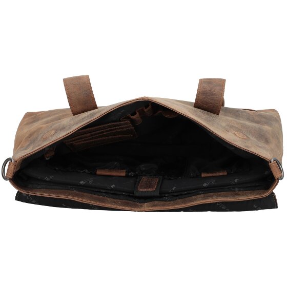 Plevier Retro Lamarr Shoulder Bag Leather 45 cm Laptop compartment