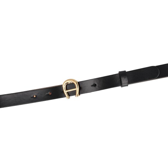 Aigner Logo belt leather