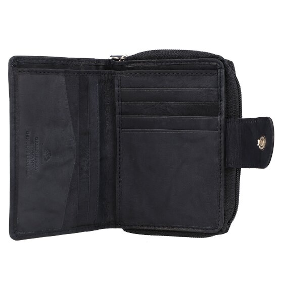 Greenburry Basic wallet RFID leather 9 cm