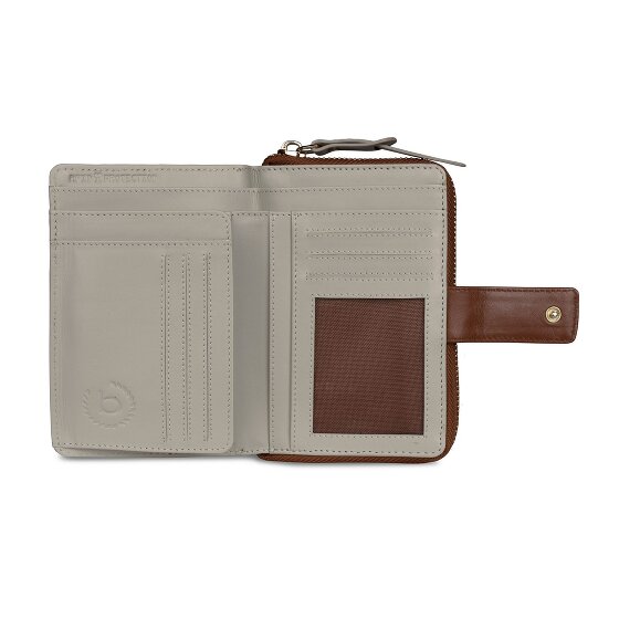 Bugatti Viola Wallet RFID protection Genuine Leather 14 cm