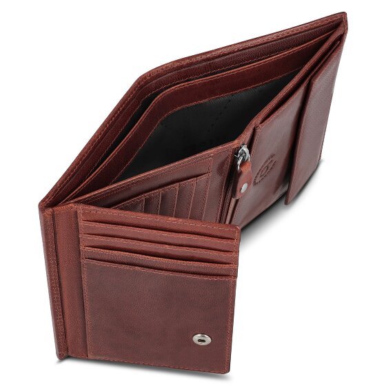 Bugatti Valencia Wallet RFID protection Leather 10 cm