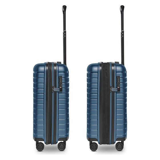 Pactastic Collection 04 THE CABIN + 4 wheels Cabin trolley S 55 cm with expansion pleat