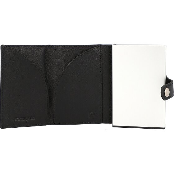 Samsonite Alu Fit credit card case RFID leather 6.5 cm