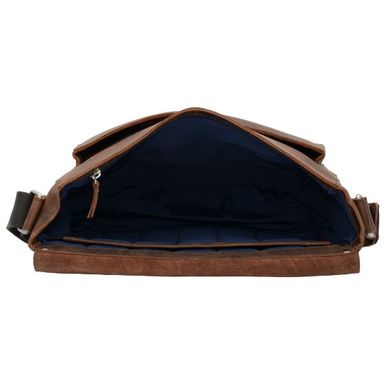 Leonhard Heyden Salisbury shoulder bag leather 34 cm laptop compartment