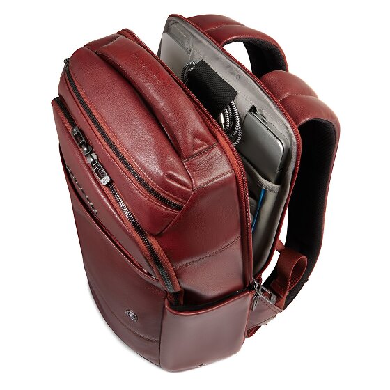 Piquadro Zaino Daypack Leather 40 cm Laptop compartment